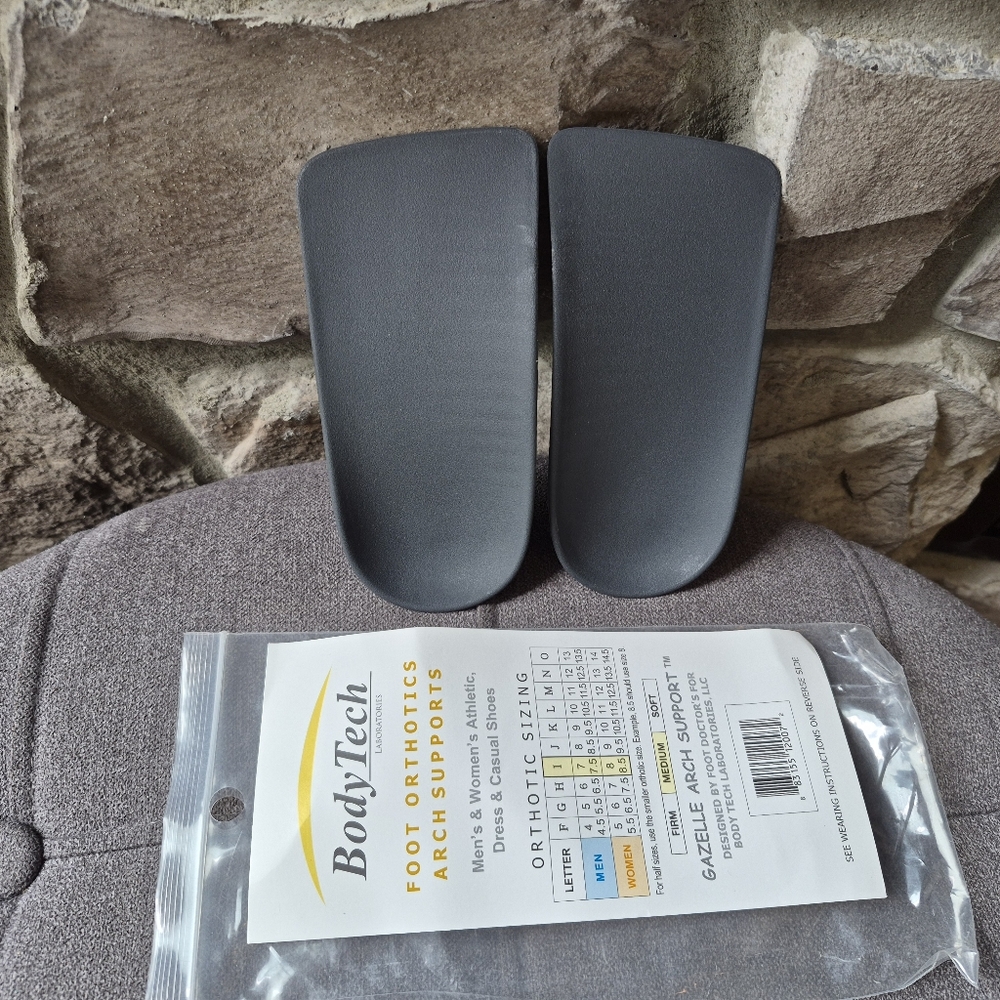 NWT Unisex Orthotic Arch Supports. Men's 7-7.5/Women's 8-8.5